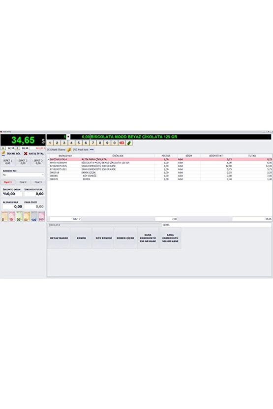 Barkodlu Satış Programı & Market Programı
