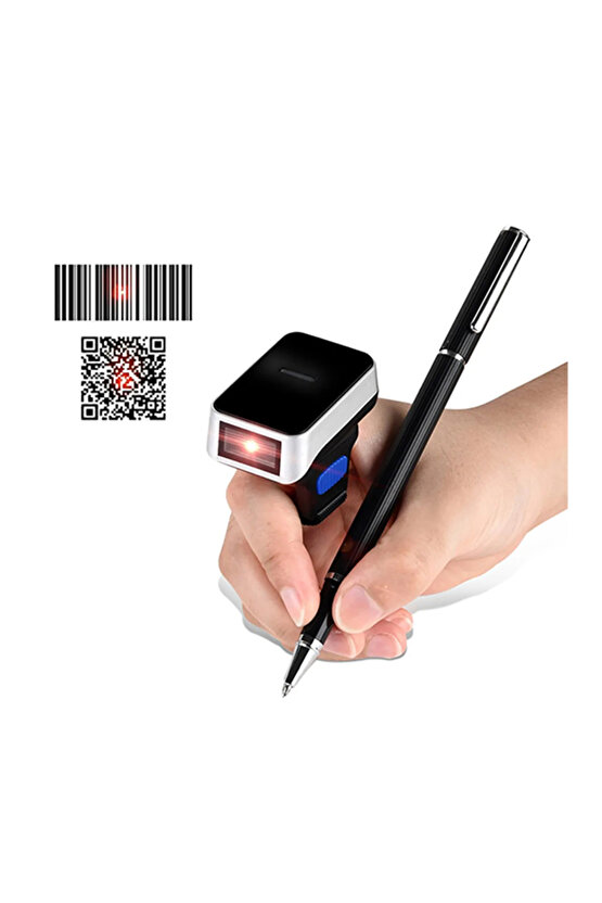 Bluetooth Yüzük Barkod Okuyucu 1D