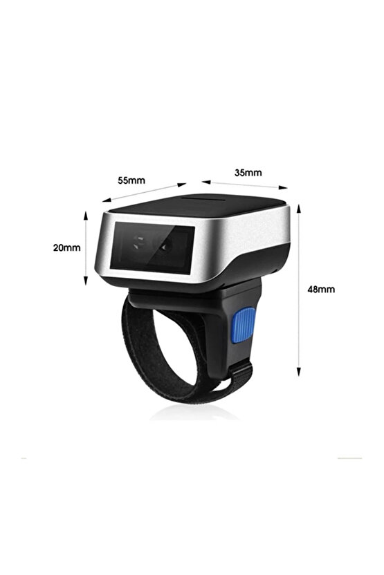 Bluetooth Yüzük Barkod Okuyucu 1D