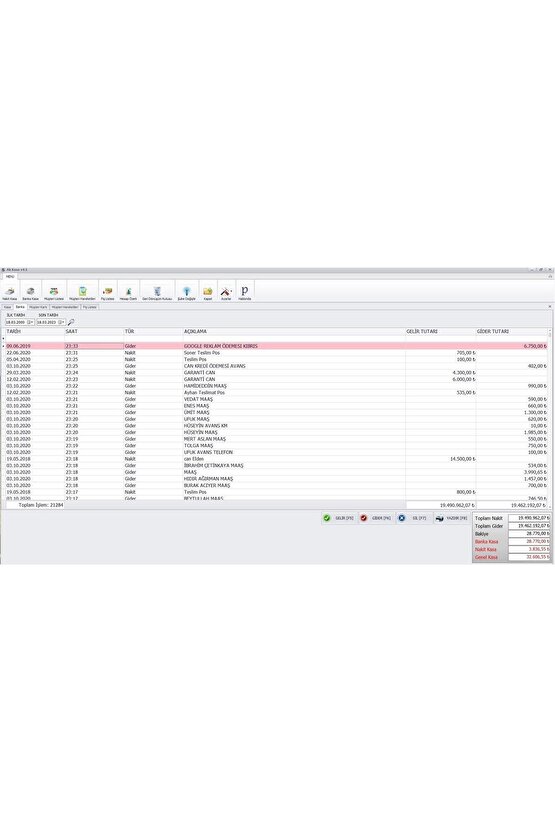 Online Cari Takip Programı
