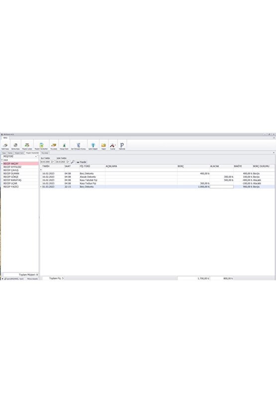 Online Cari Takip Programı