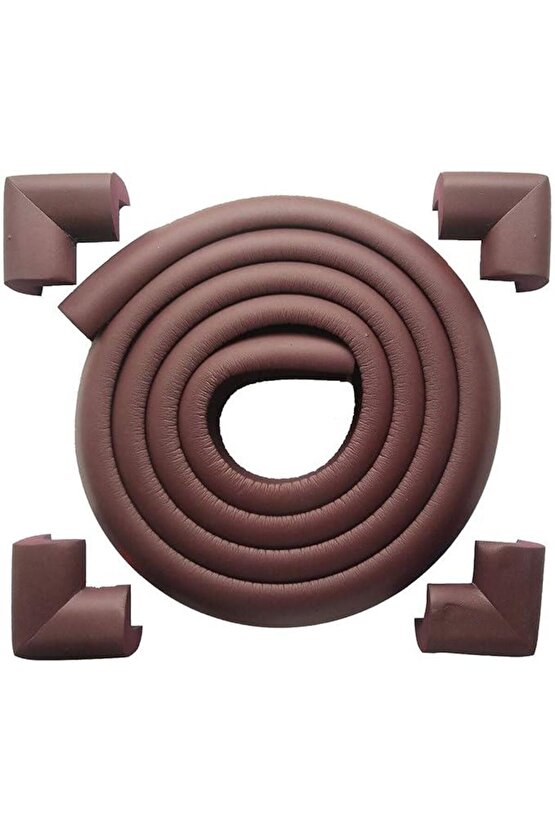 Slim 2 Mt. Kenar Koruyucu ve 4 Ad. Kose Koruyucu Kahverengi