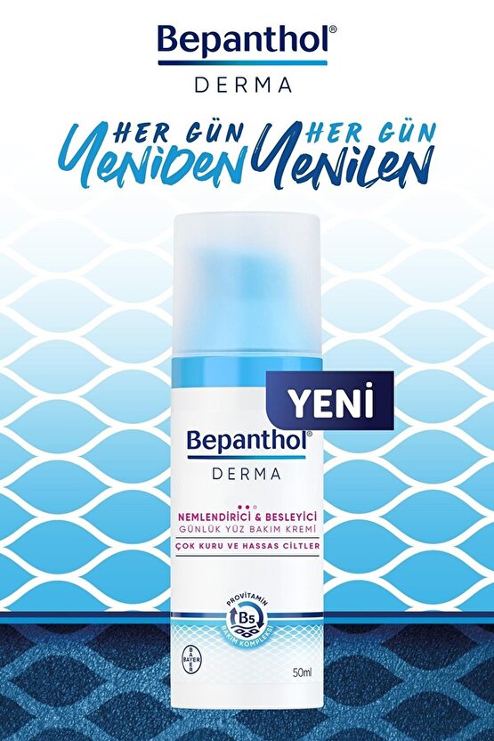 Derma Nemlendirici Besleyici Günlük Yüz Bakım Kremi 50 ml