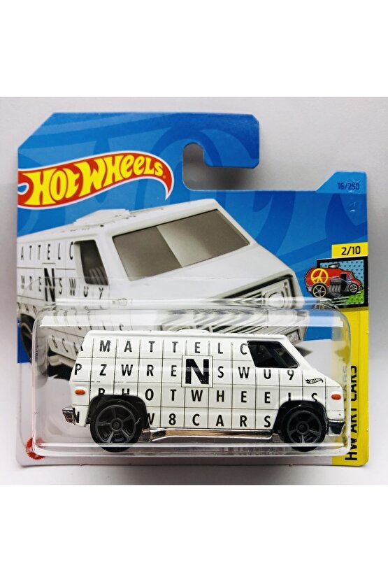 Yeni - New 70s Van Art Cars Series Mini Araba 1:64 Ölçek Hotwheels Marka 210