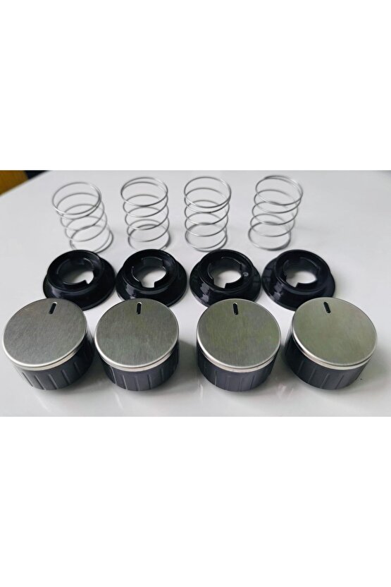 Ankastre Set Üstü Cam Ocak Izgara Takımı ve Ocak Düğmesi