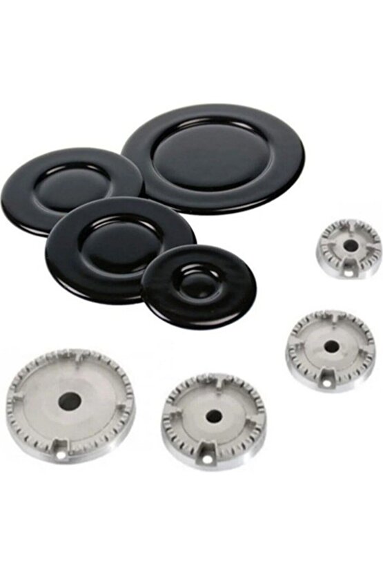 Süsler  Ukinox Marka Ocaklar ile Uyumlu Ankastre Set Üstü Ocak Bek Takımı ve Cezve Aparatı