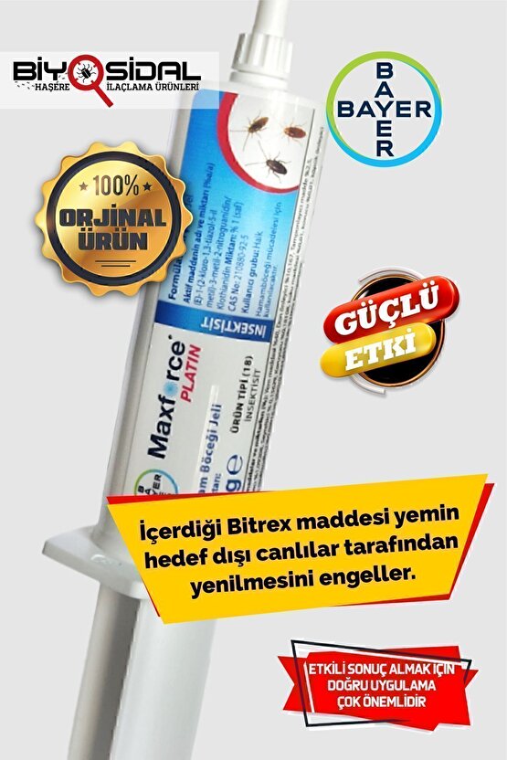 Maxforce Platin Hamamböceği Jeli 20gr ( 2027 )
