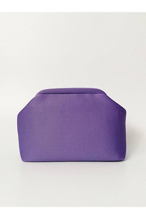 Heybes Kadın Lila Clutch Portföy El Çantası