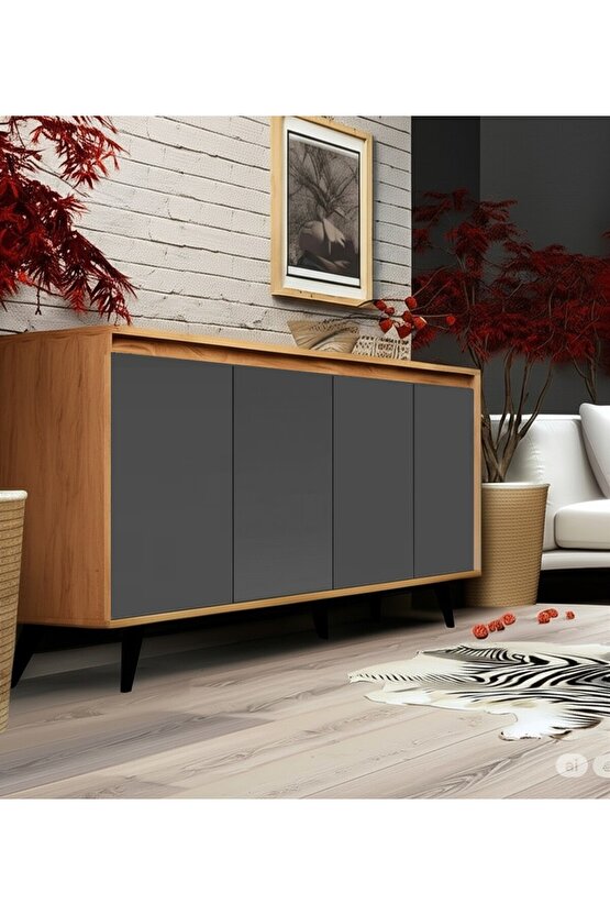 Shans Konsol Safir Meşe-Antrasit