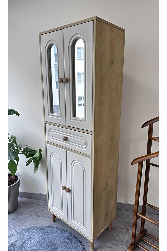 Meva Bohem Aynalı Çok Amaçlı Dolap