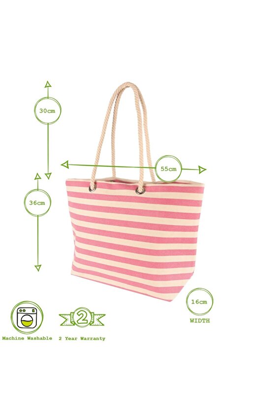Kadın Plaj Çantası Yumuşak Saplı