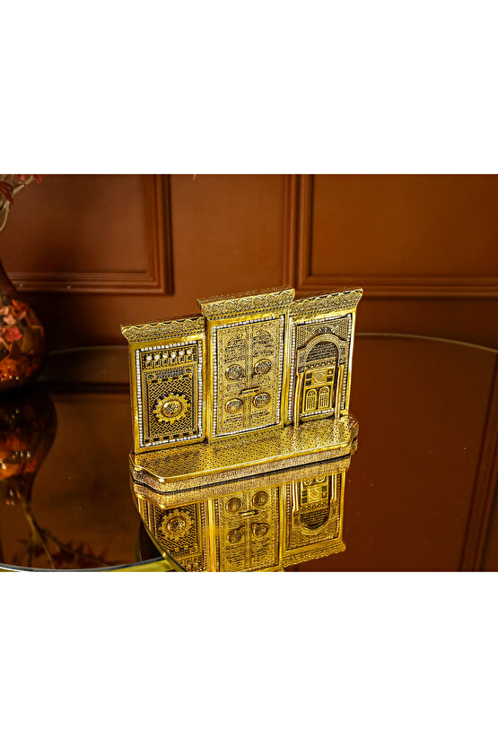 Yeni Ev Ofis Işeri Hediyesi Masa Üstü Salon Aksesuar Üçlü Kabe Kapısı Biblo