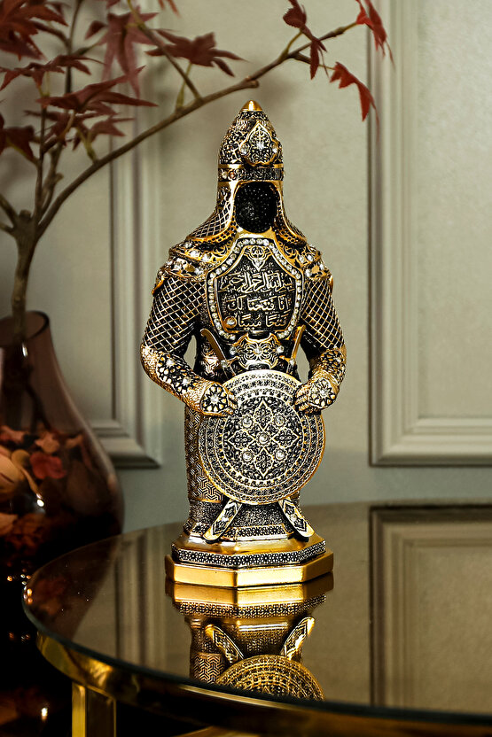 Ofis Hediyesi Ofis Dekor Biblo Osmanlı Zırh Asker Dekoratif Figür Armağan Obje Süs Dekorasyon