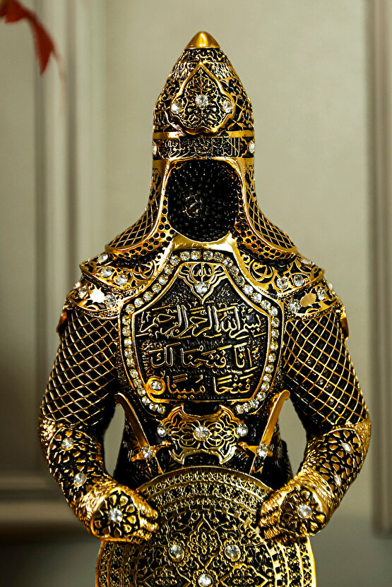 Ofis Hediyesi Ofis Dekor Biblo Osmanlı Zırh Asker Dekoratif Figür Armağan Obje Süs Dekorasyon