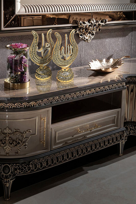 ALLAH MUHAMMED ESMAÜLHÜSNA LÜKS HEDİYELİK BÜYÜK OBJE DEKORATİF SÜS