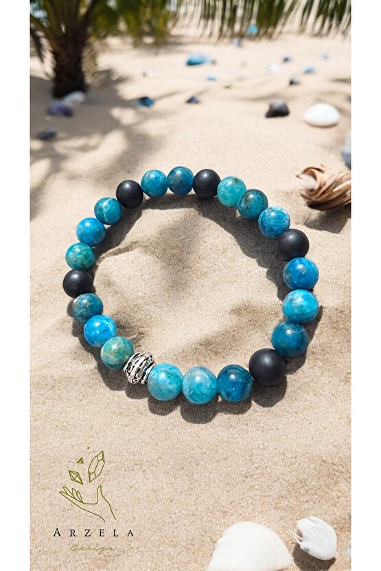 Doğal Taş APATİT SUNGİT BAŞARI VE KORUMA BİLEKLİĞİ