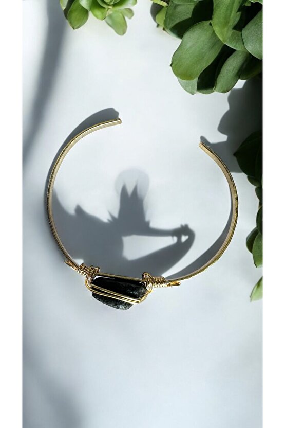 Doğal Taş Bileklik Obsıdyen Kristali