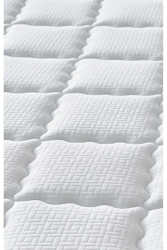 Menekşe Serisi Çift Kişilik Antibakteriyel Full Ortopedik Yataklı Baza ve Başlık Seti 3 lü Set