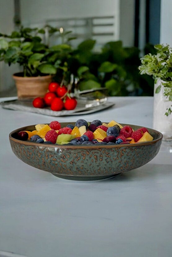 Punto Porselen Salata ve Makarna Tabağı Çukur Tabak 26cm 1 Adet