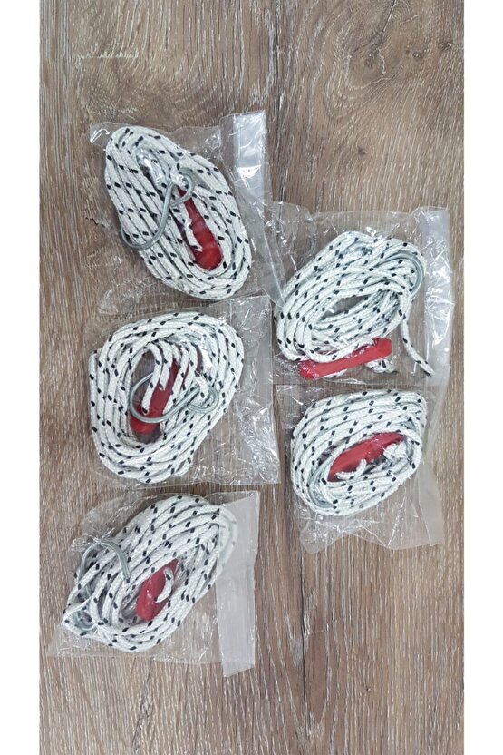 Ayarlanabilir 5 Adet 2.5 Mt Yemlik Suluk Askı Ipi