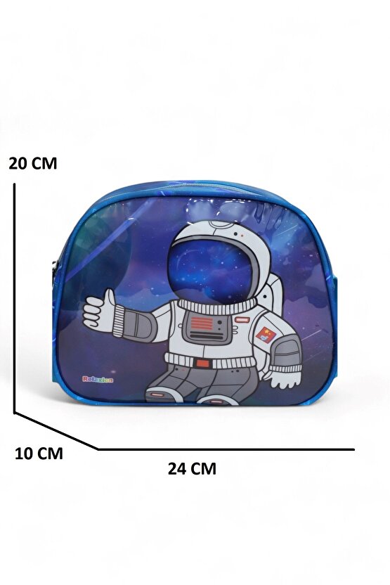 1370 Anatomik Sırt Yapılı Kabartmalı Figürlü Üçlü Set İlkokul Çantası