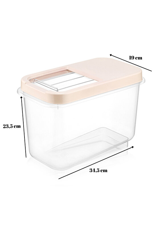 2li Sürgülü Kayar Kapak 10 Litre Deterjan ve Bulaşık tableti Saklama Kabı Banyo Düzenleyici