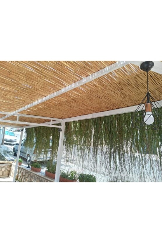 Bambu Çit Kamış Çit Hasır Çit 2x4,5 Metre Eni 2 Metre Uzunluk 4,5 Metre
