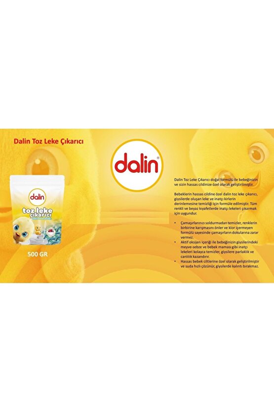 Toz Leke Çıkarıcı 500gr (TÜM ÇAMAŞIRLAR  ELDE VE MATİK) (2 Lİ SET)