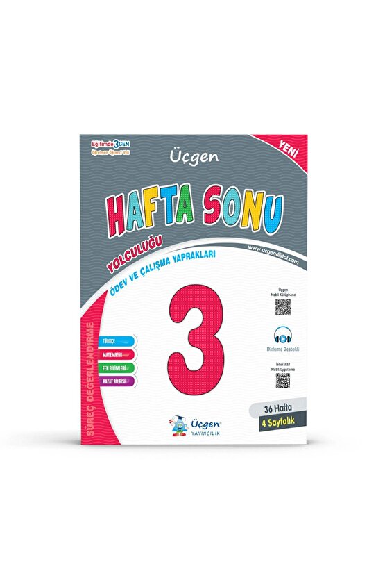 3.SINIF–BECERİ TEMELLİ İLKOKUL SETİ (Türkçe-Matematik-Fen-Hayat-Ölçme ve İzleme-Hafta Sonu)