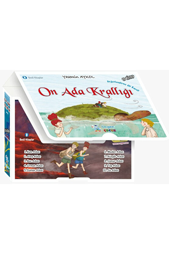 Üçgen Çocuk 4. Sınıf On Ada Krallığı Serisi 10 Lu Hikaye Seti