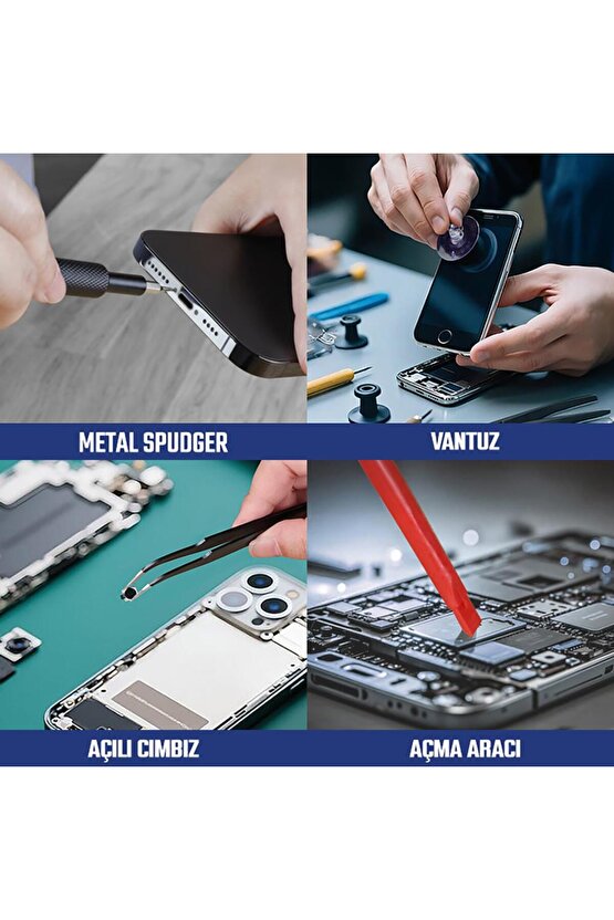 WP200541 32 Parça CR-V Hassas ElektronikçiTelefoncu Profesyonel Onarım Seti