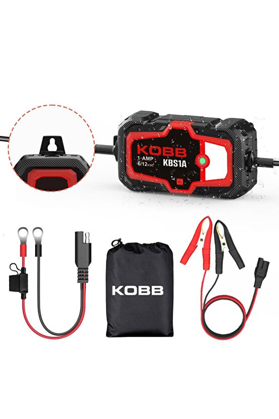 KBS1A 6V12V 30Ah Akıllı Akü Şarj ve Akü Bakım  Desülfatör