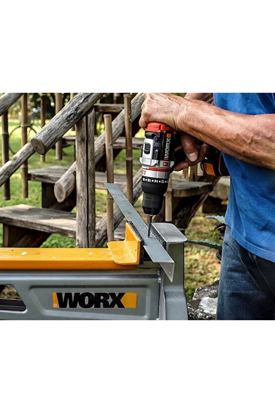 WX354.9 20Volt Kömürsüz Profesyonel Darbeli Şarjlı Matkap (Akü Dahil Değildir)