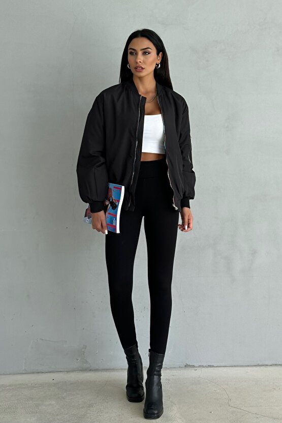 Unisex Bomber Kolej Ceket