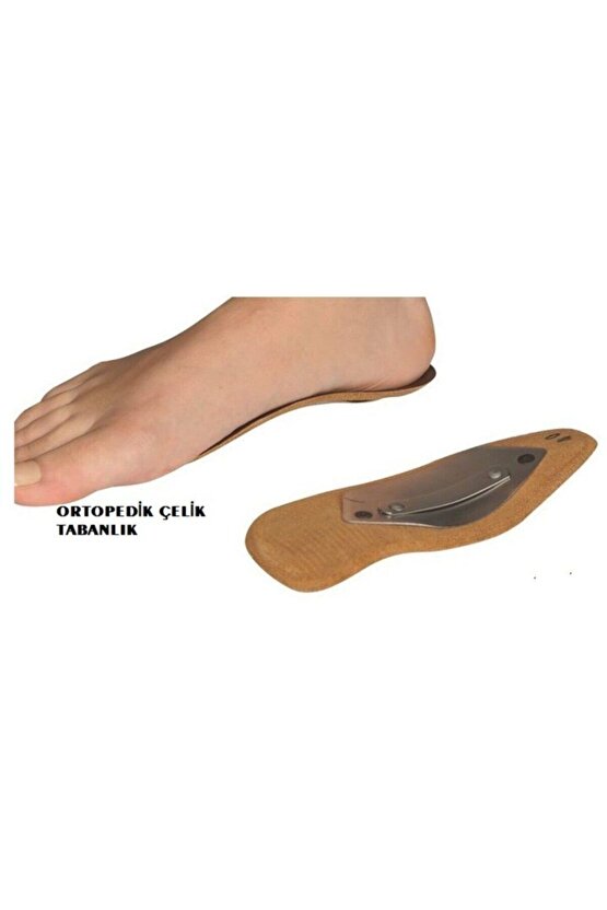 İçe Basma İçin Çelik Tabanlık Ortopedik Çelik Taban Desteği Düz Tabanlar İçin Çelik Destekli Taban