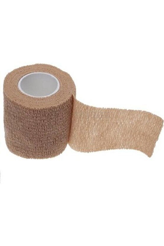 Kendinden Yapışkanlı Coban Cohesive Bandaj 2,5cmx4.5m Ten Rengi