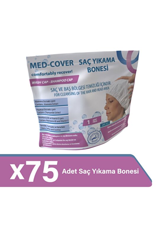 Med-cover Saç Yıkama Bonesi 1x75li Gönderim