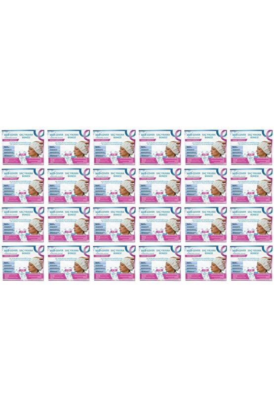 Hasta Saç Bakımtemizlemeyıkama Bonesi 24 Adet