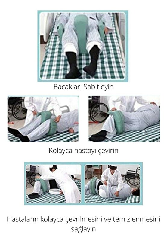 Medikal Hasta Çevirme Döndürme Kaldırma Yastığı Yardımcı Medikal Ekipman