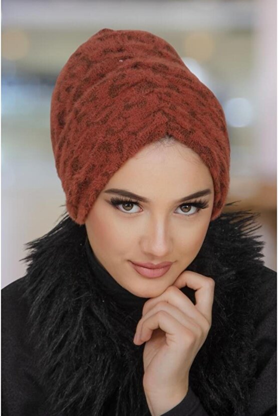 Taba Yumoş Kışlık Büzgülü Bone