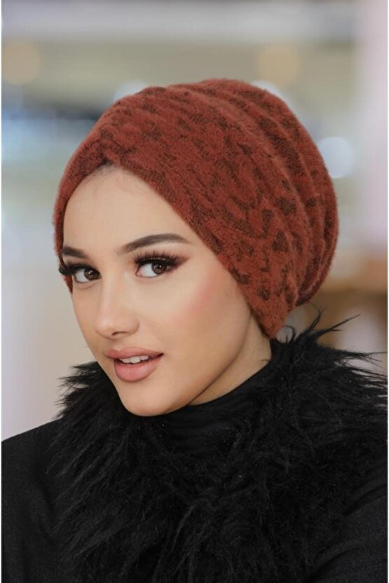 Taba Yumoş Kışlık Büzgülü Bone