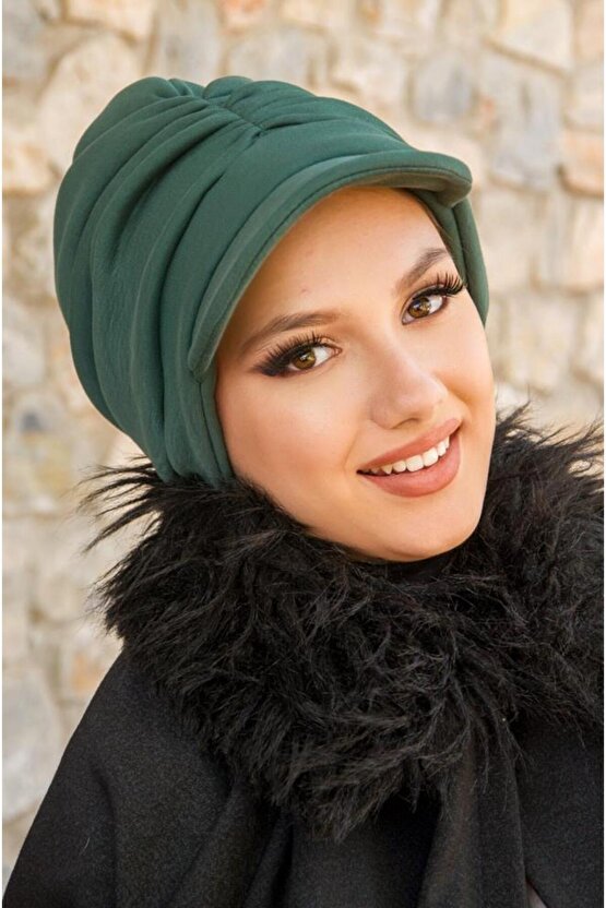 Zümrüt Kışlık Tesettür Şapka