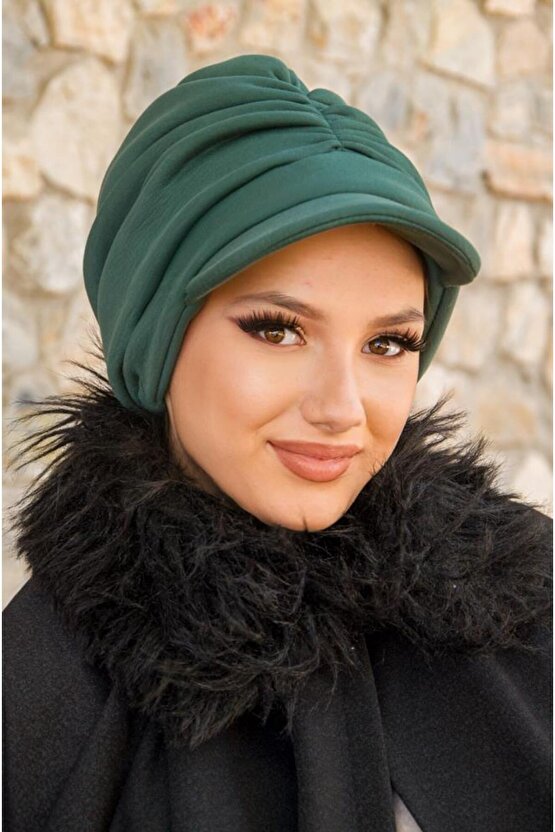 Zümrüt Kışlık Tesettür Şapka