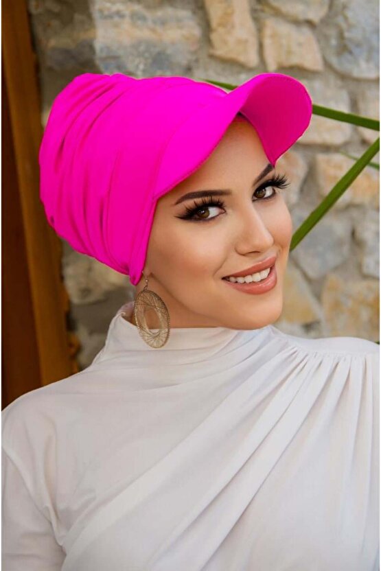 Neon Pembe Havuz - Deniz Şapkası  Mayo Üstüne Kullanılabilir