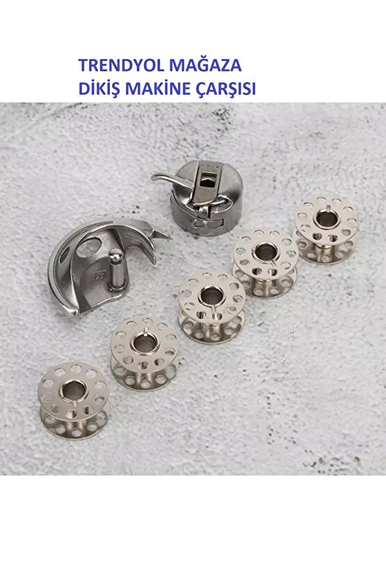Dikiş Makine Çarşısı Singer Zetina Janome Beko Makinesi Mekik Çaganoz Ve 5 Adet Masura Set