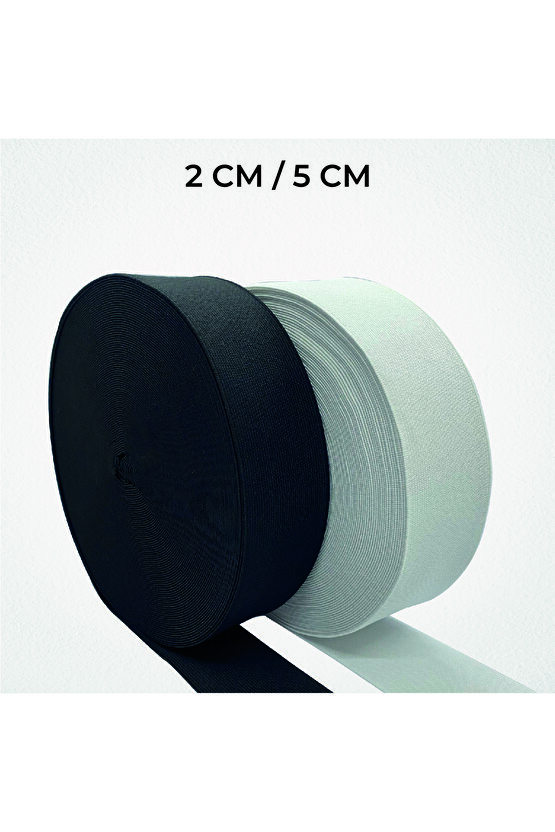 4 Cm 25 Metre Siyah Süper Dokuma Bel Paça Lastiği Geniş Lastik Lateks Ürün