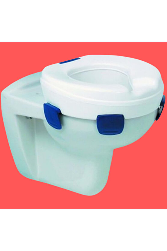 Tuvalet - Klozet Yükseltici Aparat - Kapaklı ve Taharet Musluklu