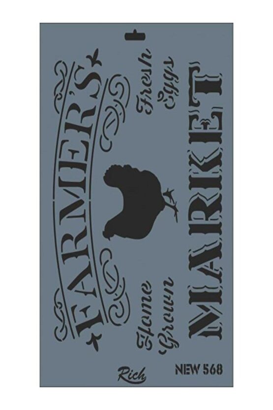 Stencil New Seri 568 25x35