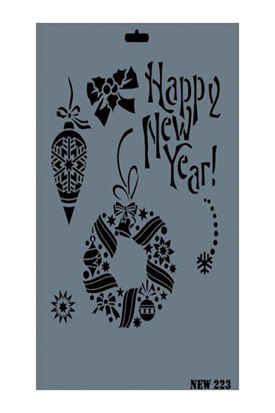 Stencil New Seri 223 25x35