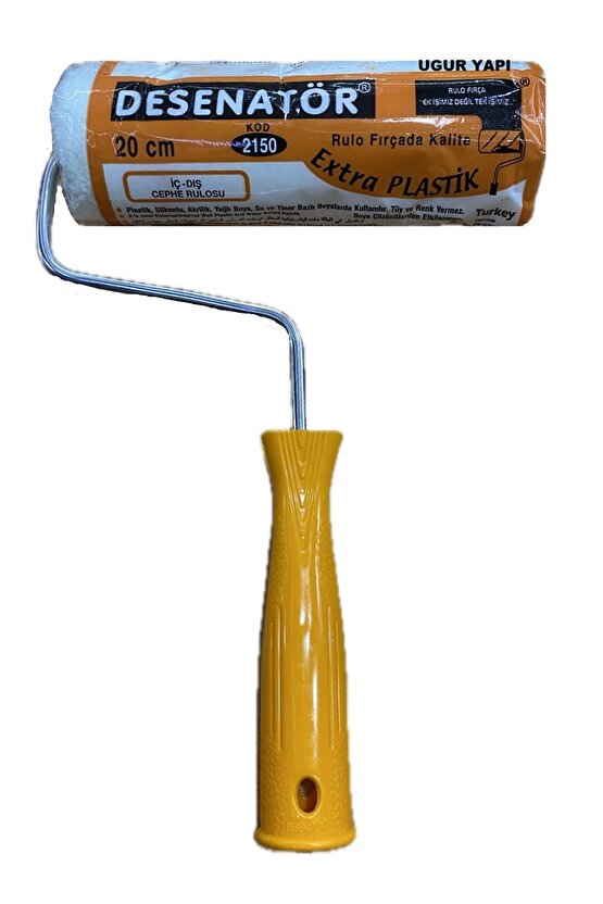 7 Parça Boyacı Seti (Rulo, örtü, fırça, parmak rulo, kağıt bant, boya ızgarası, yedek rulo başlığı)